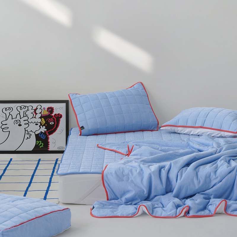 더운 여름에 딱! 시원한 냉감 차렵이불과 베개세트 추천