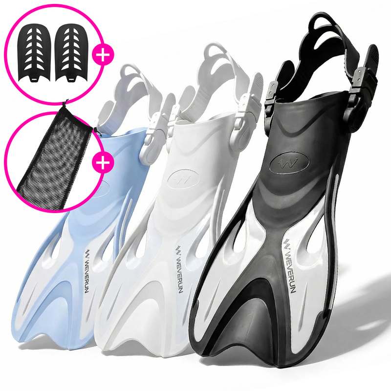 수영과 스노쿨링을 더 즐겁게! 조절 가능한 오리발 숏핀 추천