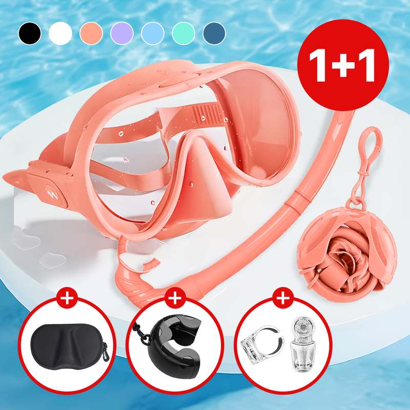 편하게 즐기는 스노클링, 프레임리스 마스크로 더 가까이 바닷속을 느껴보세요!