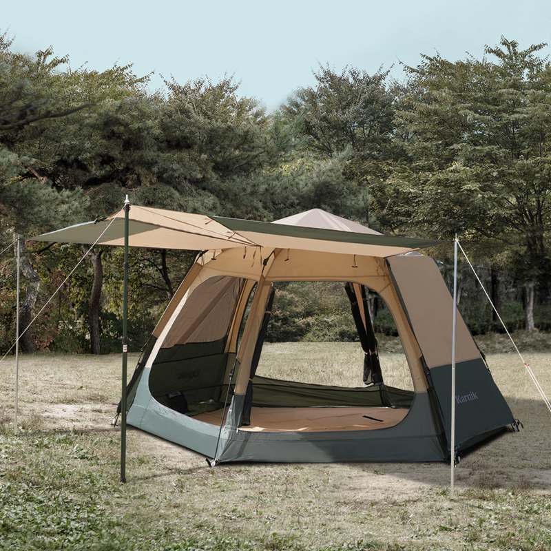 쉽고 빠르게 설치하는 타프형 그늘막, 집에서도 야외에서도 딱 좋아요!