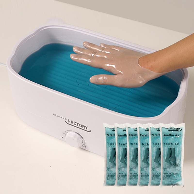 집에서 간편하게 손발 테라피, 대용량 파라핀용해기와 왁스 세트로 즐기기