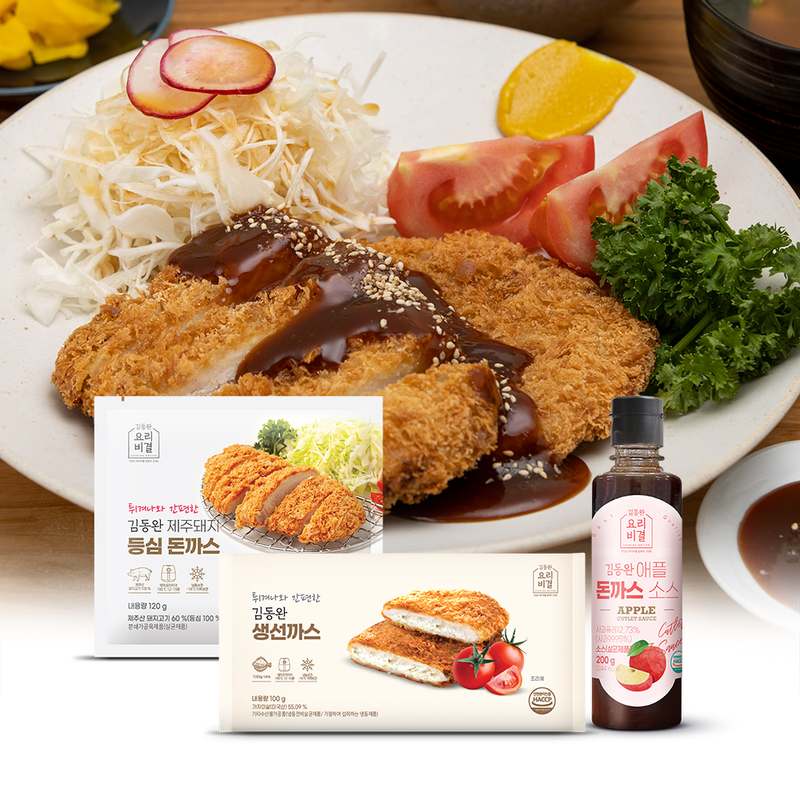 집에서 즐기는 맛있는 제주돼지 돈가스, 6팩으로 간편하게!