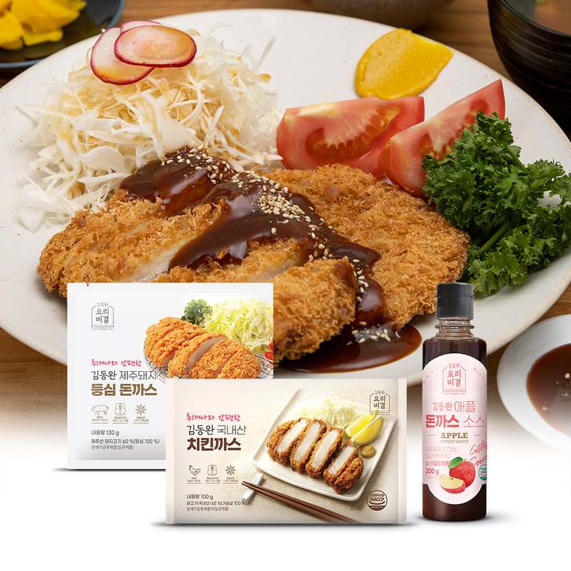 집에서 즐기는 맛있는 제주돼지 돈가스, 6팩으로 간편하게!