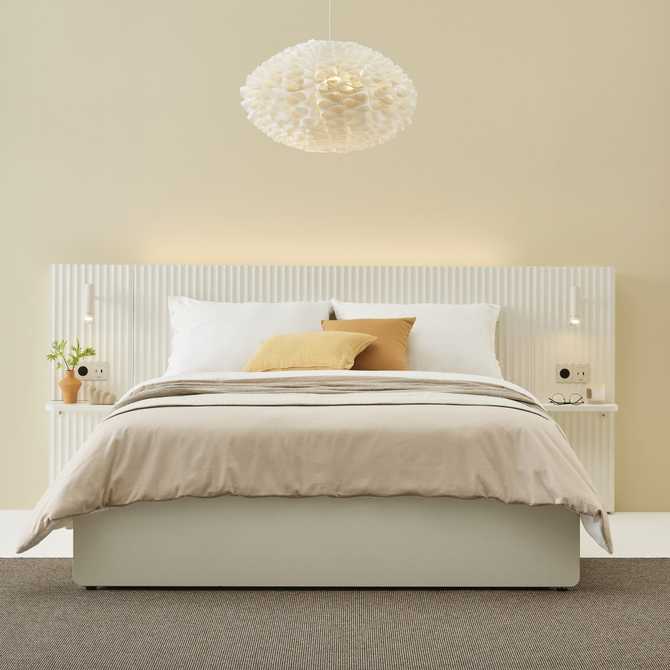 편안한 잠자리를 위한 한샘 포에트 호텔 침대 Q/K, 매트는 별도에요