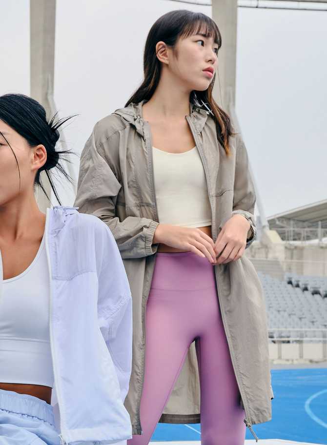 가볍고 따뜻하게, 여성용 긴 바람막이 집업 추천