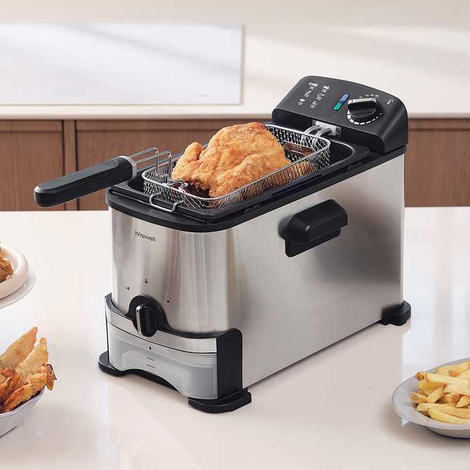 가정에서 간편하게 사용하는 튀김기, 위즈웰 세이브 3L 기름분리 제품 소개