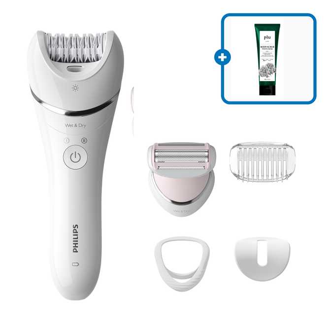 쉽고 간편하게 피부 관리, 필립스 샤티넬 어드밴스 제모기와 바디스크럽 소개