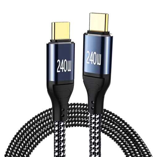 편리하게 충전하는 240W C to C 고속충전 케이블, 3미터 길이로 더 편하게