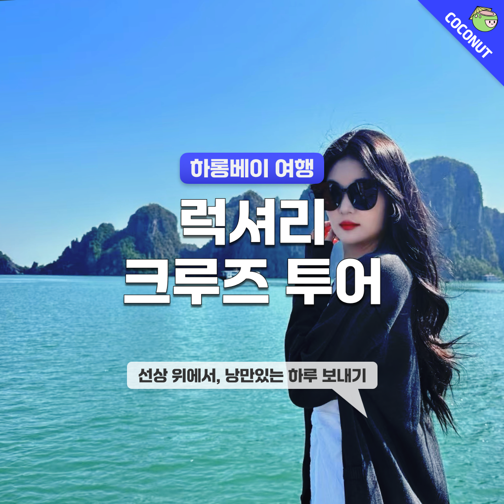 하롱베이에서 즐기는 5성급 크루즈 하루 여행, 편하게 떠나보세요!
