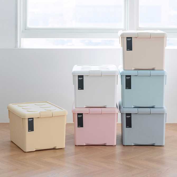 가정이나 사무실에서 유용한 대형 플라스틱 수납함, 프랑코 박스 소개