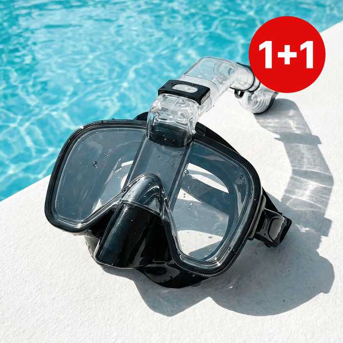 편하게 숨쉬기 좋은 일체형 스노클링 마스크, 한번 써보세요!