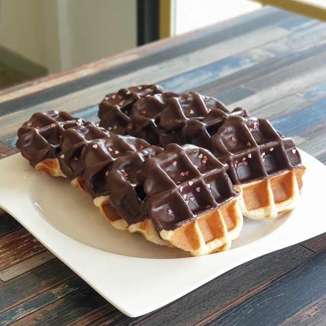 아이들이 좋아하는 달콤한 벨기에 와플, 간편하게 즐기세요!