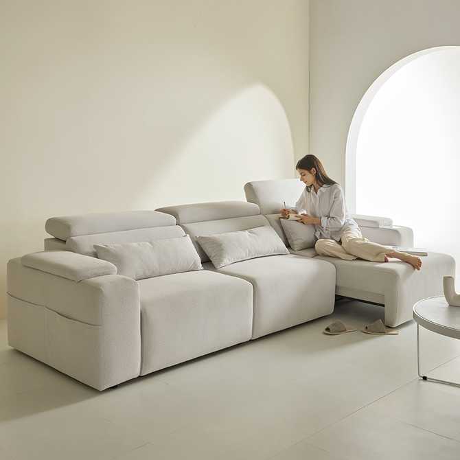 편안하게 쉴 수 있는 4인용 모션 소파, 타이보텍스 우퍼형 리클라이너