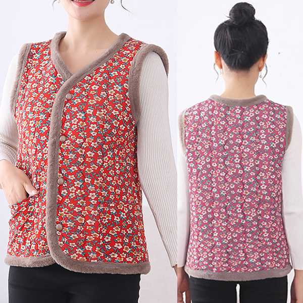 따뜻하고 가벼운 겨울 조끼, 엄마와 할머니도 좋아할 만한 기모 퍼 베스트 추천