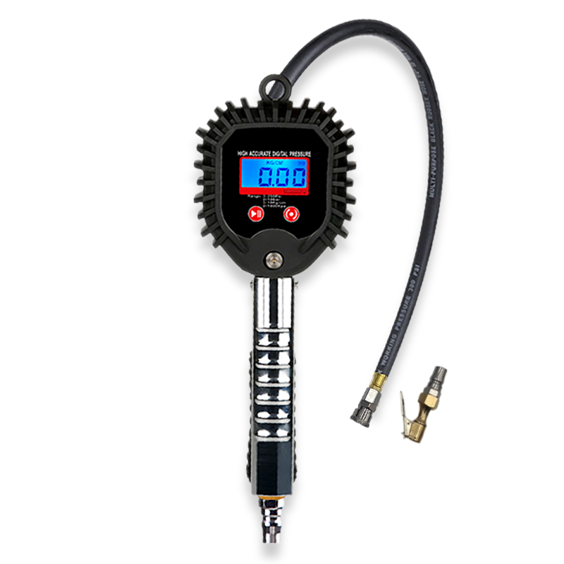 쉽고 빠르게 체크하는 디지털 타이어 공기압계, 집에서도 간편하게!