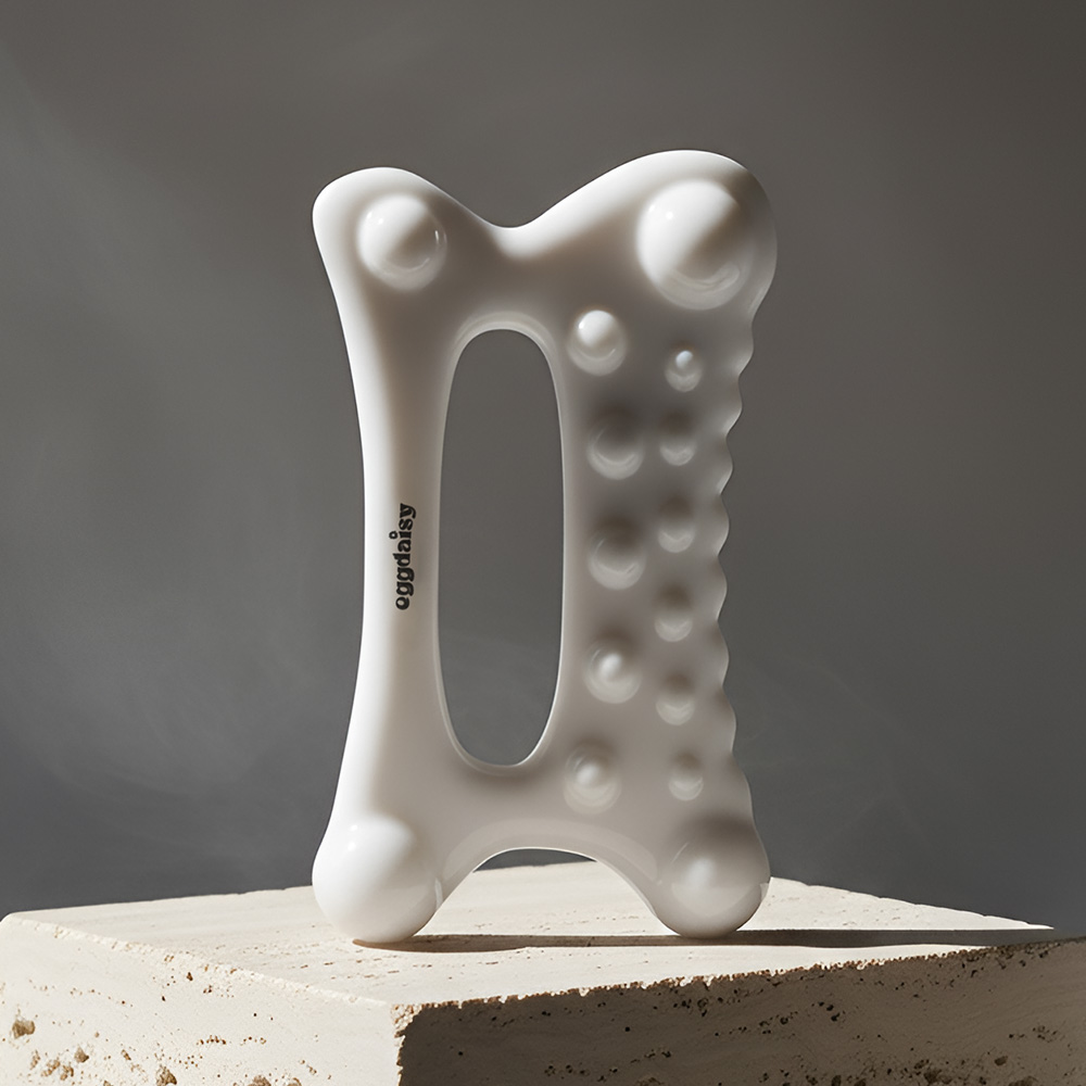 에그데이지 바디 괄사 마사지기 얼굴 종아리 괄사 두피 승모근 림프