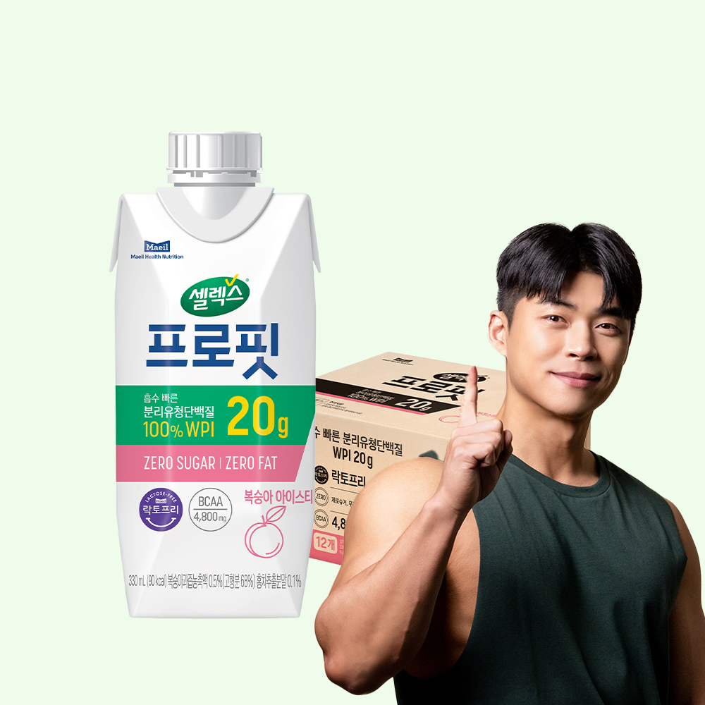 [N포인트 10% 적립] 셀렉스 프로핏 WPI 드링크 골라담기 2박스 (총 24입)