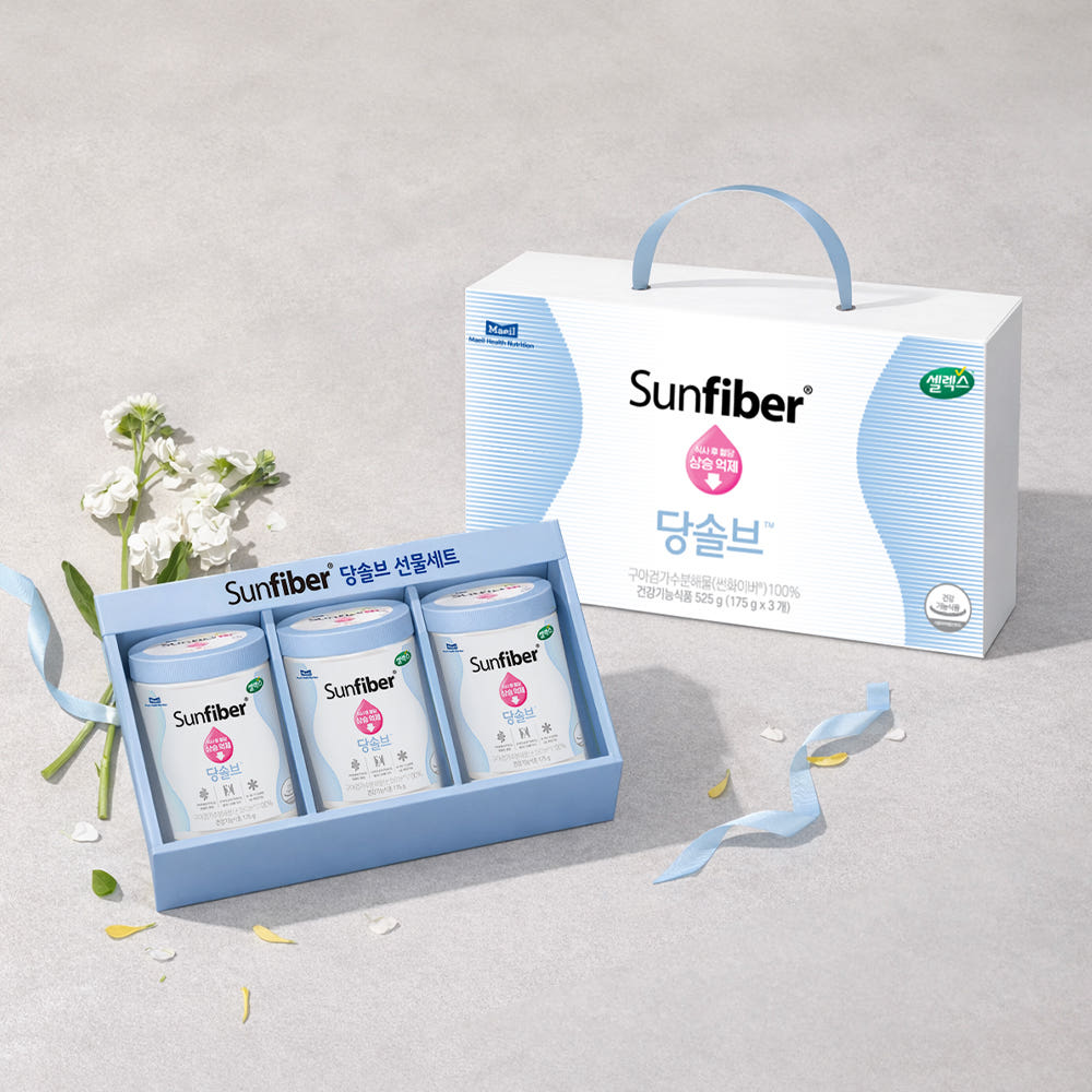 [N포인트 10% 적립] 셀렉스 썬화이버 당솔브 혈당케어 175g, 2개