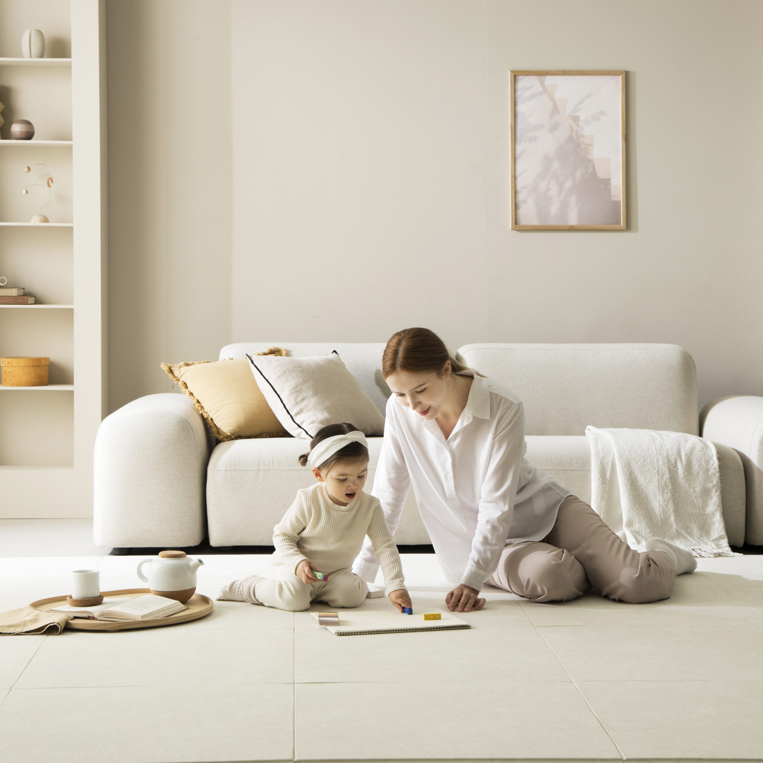 집안에서 아이와 함께 안전하게 사용할 수 있는 층간소음 방지 매트 추천