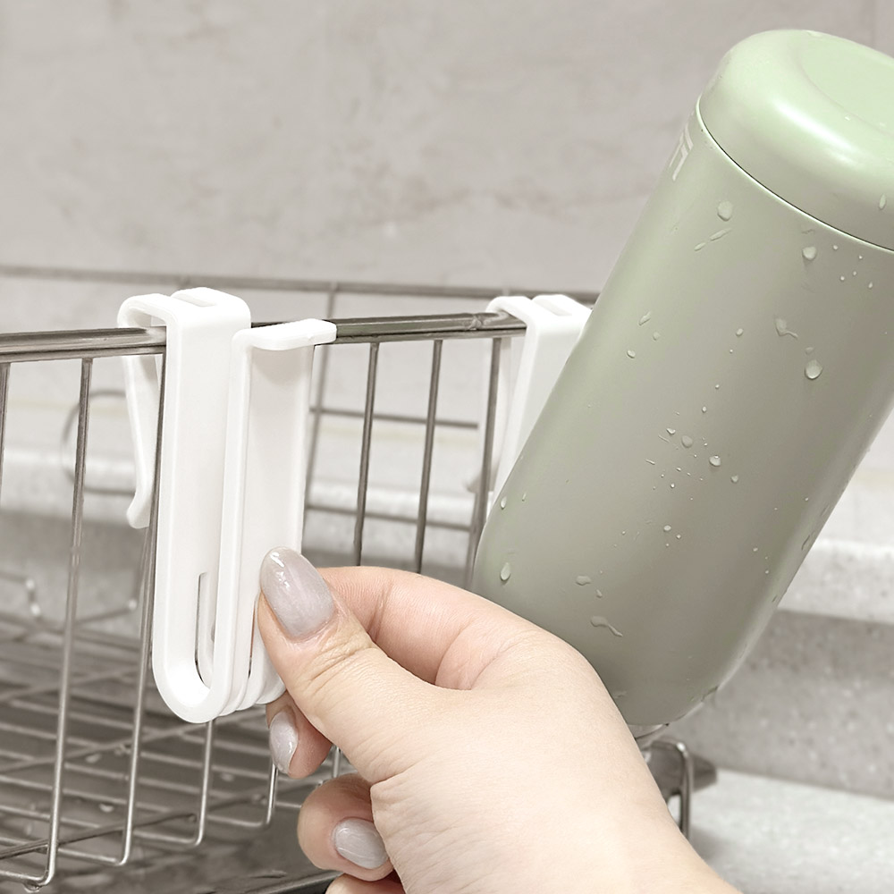쉽고 편리하게 사용하는 텀블러 건조 클립과 식기 건조대 후크 추천
