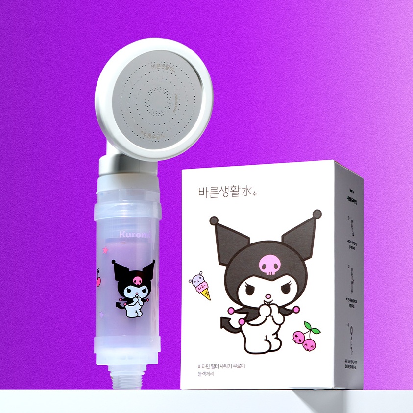 일상에서 쓰기 좋은 산리오 캐릭터 샤워기, 비타민 필터로 더 깨끗하게!