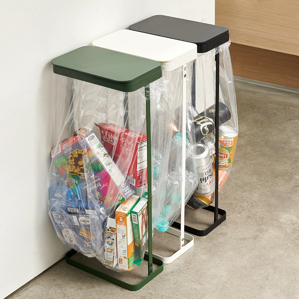 쉽고 깔끔하게 분리수거하는 방법, 레트로 가비지백 스탠드로 해결하세요!