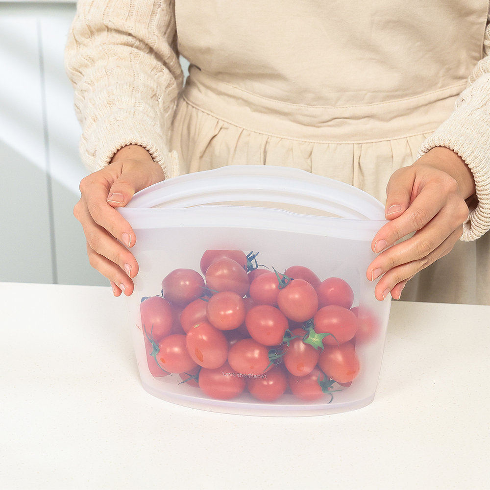 일상 속 간편한 냉장고 정리, 실리콘 지퍼백으로 해결하세요!