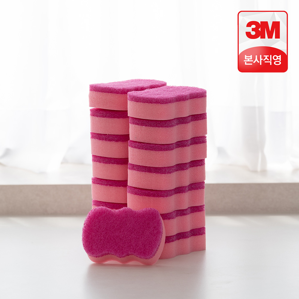 일상에서 쓰기 좋은 스펀지 수세미, 3M 제로스크래치 버전 추천!