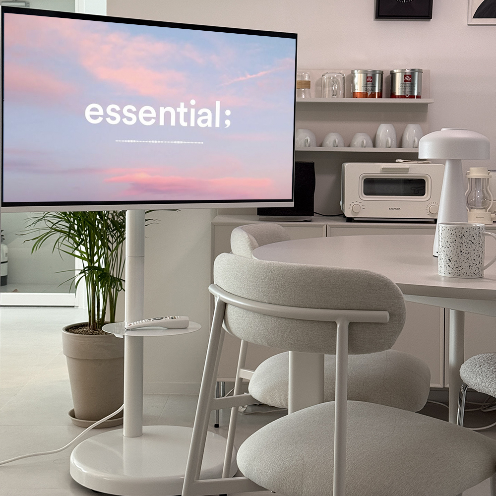 집에서도 쉽게 설치하는 이동식 TV 거치대, 편리함이 가득해요!