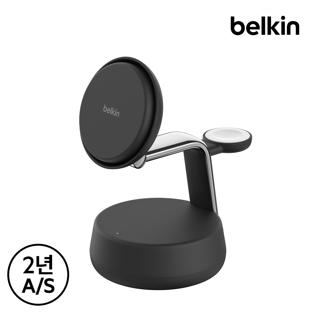 쉽고 빠른 무선 충전, 벨킨의 최신 3-in-1 스탠드로 업그레이드하세요!
