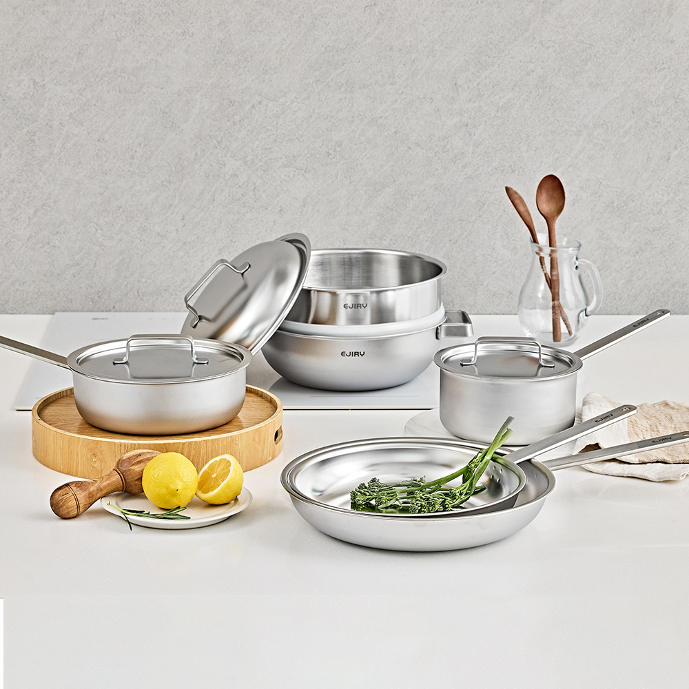 가정에서 쉽게 사용하는 1+1 에지리 제노 프라이팬, 무연마제와 국내산 스텐으로 안전하게!