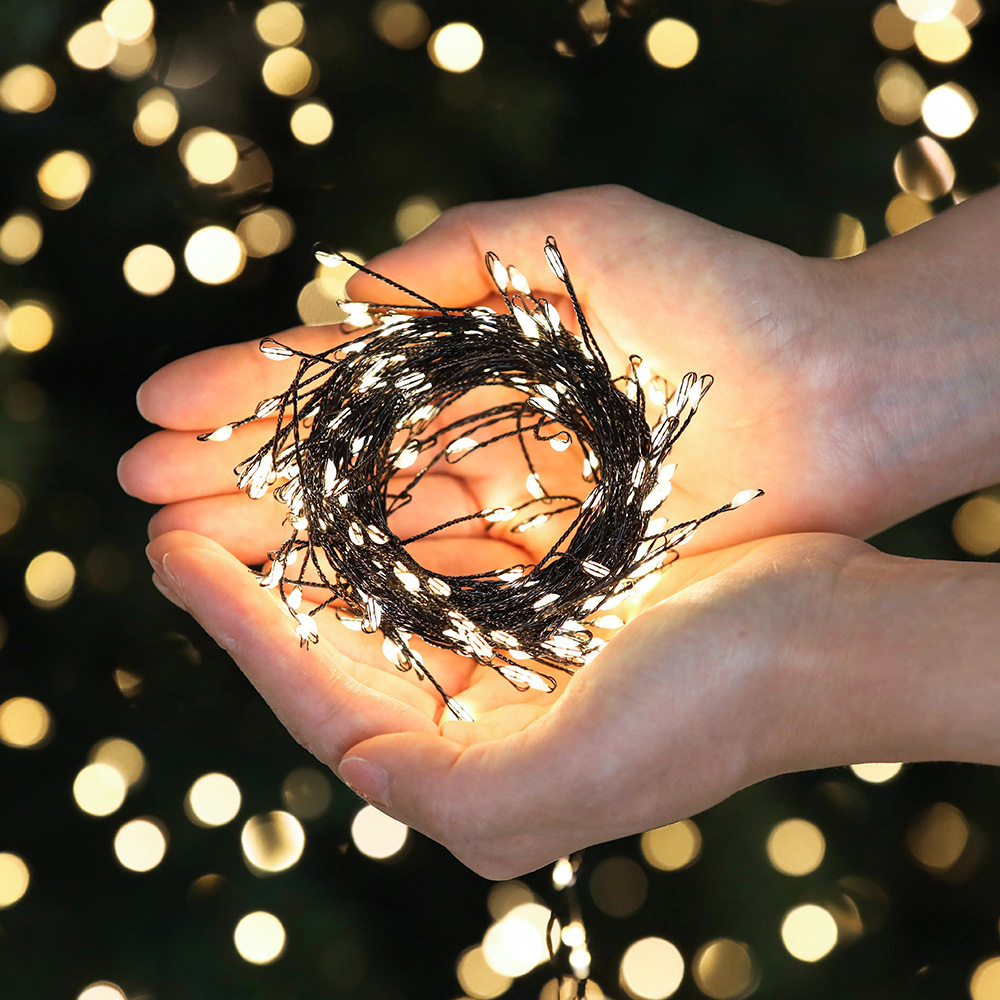 집안을 환하게 밝혀줄 은하수 LED 크리스마스 조명, 따뜻한 화이트 빛으로 꾸며보세요!