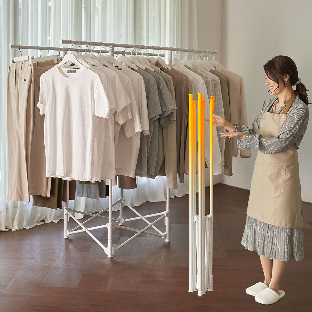 쉽고 튼튼하게 빨래를 말리자! 대형 접이식 빨랫대 추천