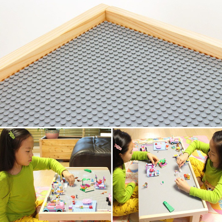 편백나무로 만든 접이식 레고 테이블, 집에서도 쉽게 사용할 수 있어요!
