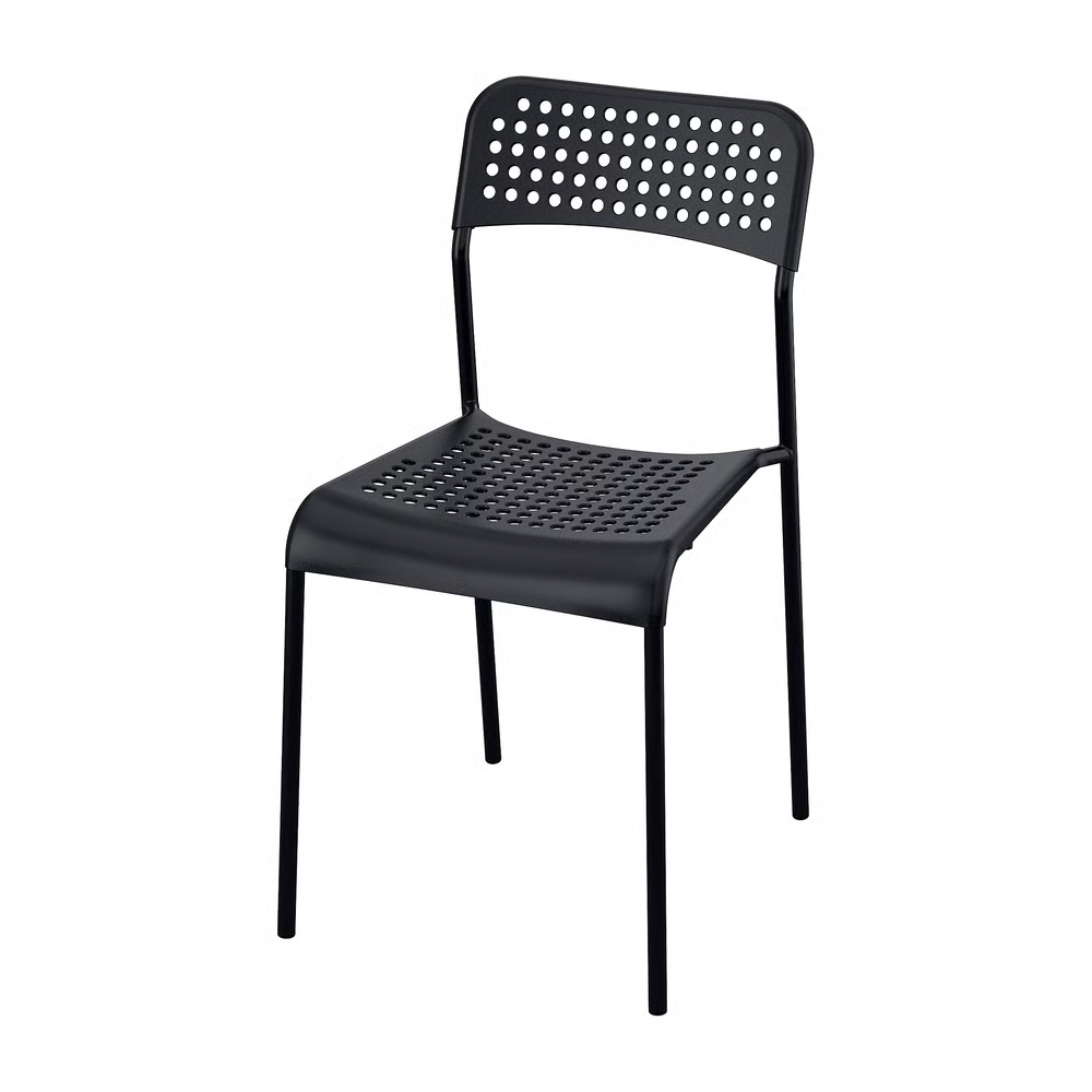 집에서 간편하게 사용하는 국민 의자, 이케아 ADDE 아데 화이트 추천!