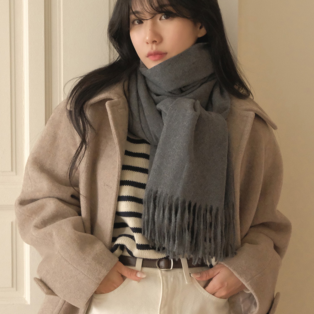 포근하고 따뜻한 캐시미어 머플러, 일상 속 필수 아이템으로 딱이에요!
