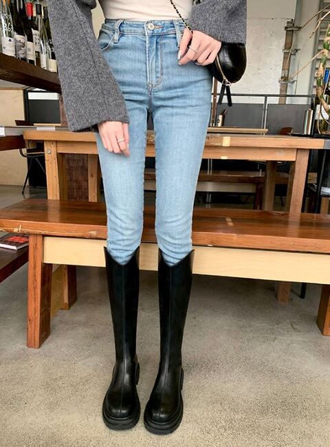 편하게 신기 좋은 제니 스타일 웨스턴 롱부츠 추천!