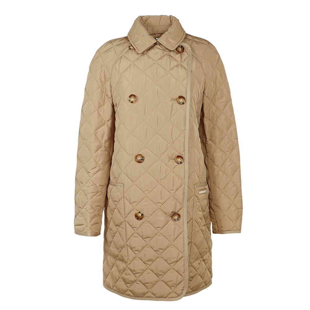 편안하면서도 세련된 여성용 퀼팅 코트, 버버리 뉴 타이팅 디자인 소개