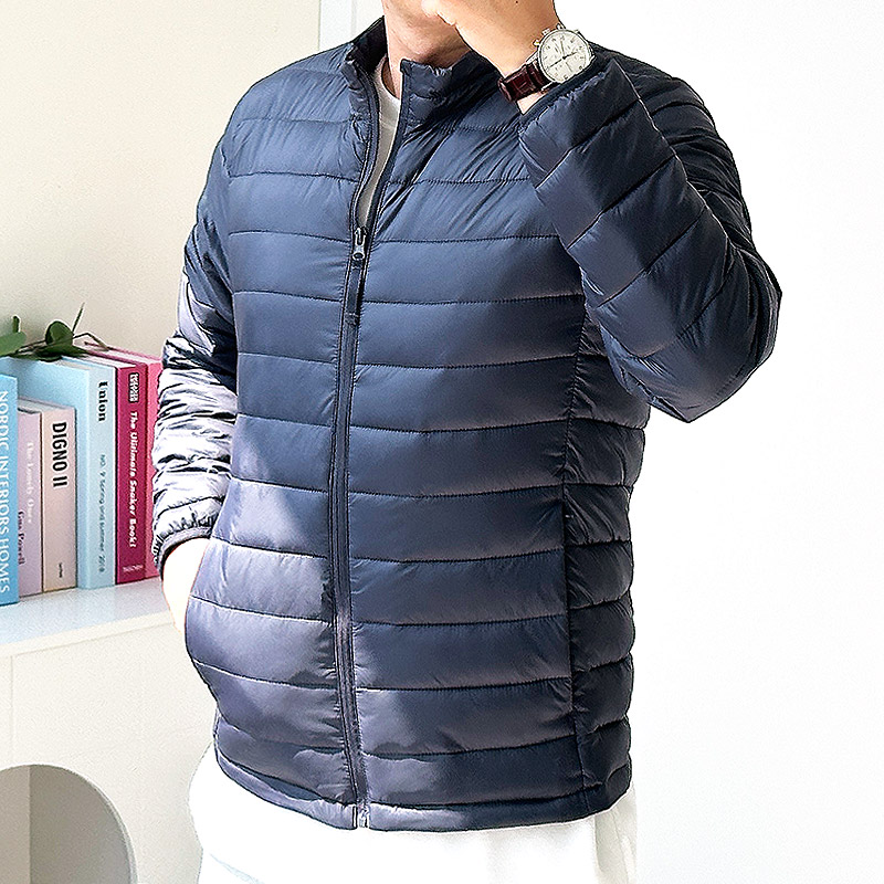 가볍고 따뜻한 남성용 경량 패딩, 빅사이즈도 걱정 없어요!