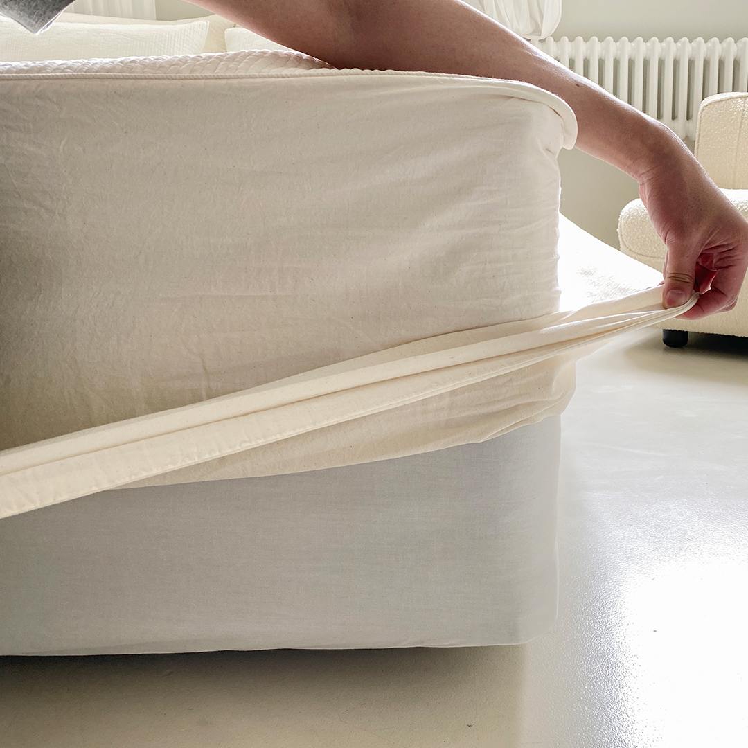 편안한 잠자리를 위한 순면 피그먼트 라지킹 매트리스커버 추천