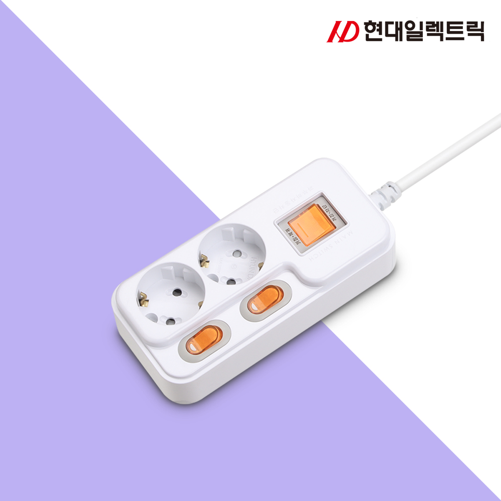 집에서 편리하게 사용하는 5구 멀티 콘센트, 안전하게 과부하 차단까지!