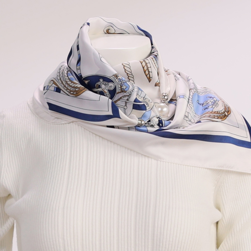 친근하게 즐기는 앙드레김 실크핏 진주링 스카프 3종 세트 소개