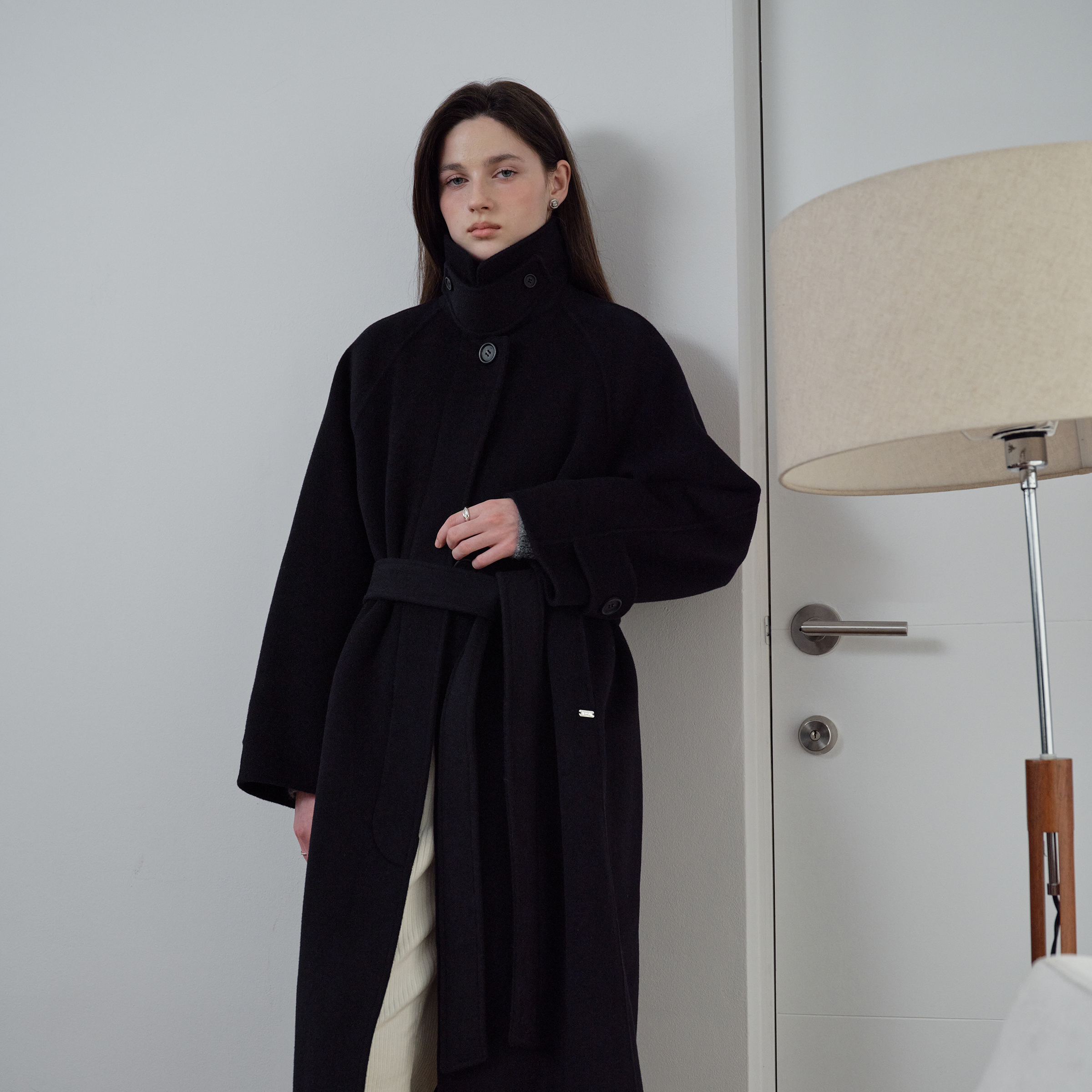 포근하고 세련된 울 캐시 발마칸 롱코트, 이렇게 입어보세요!