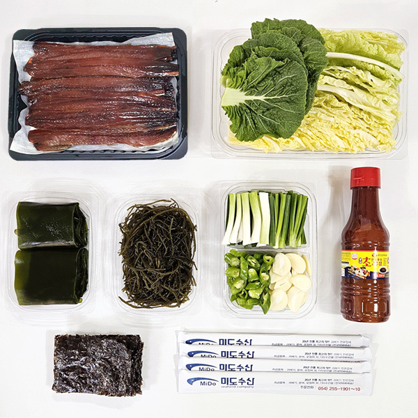 포항 구룡포에서 맛보는 신선한 과메기와 해초 세트, 집에서 손쉽게 즐기기