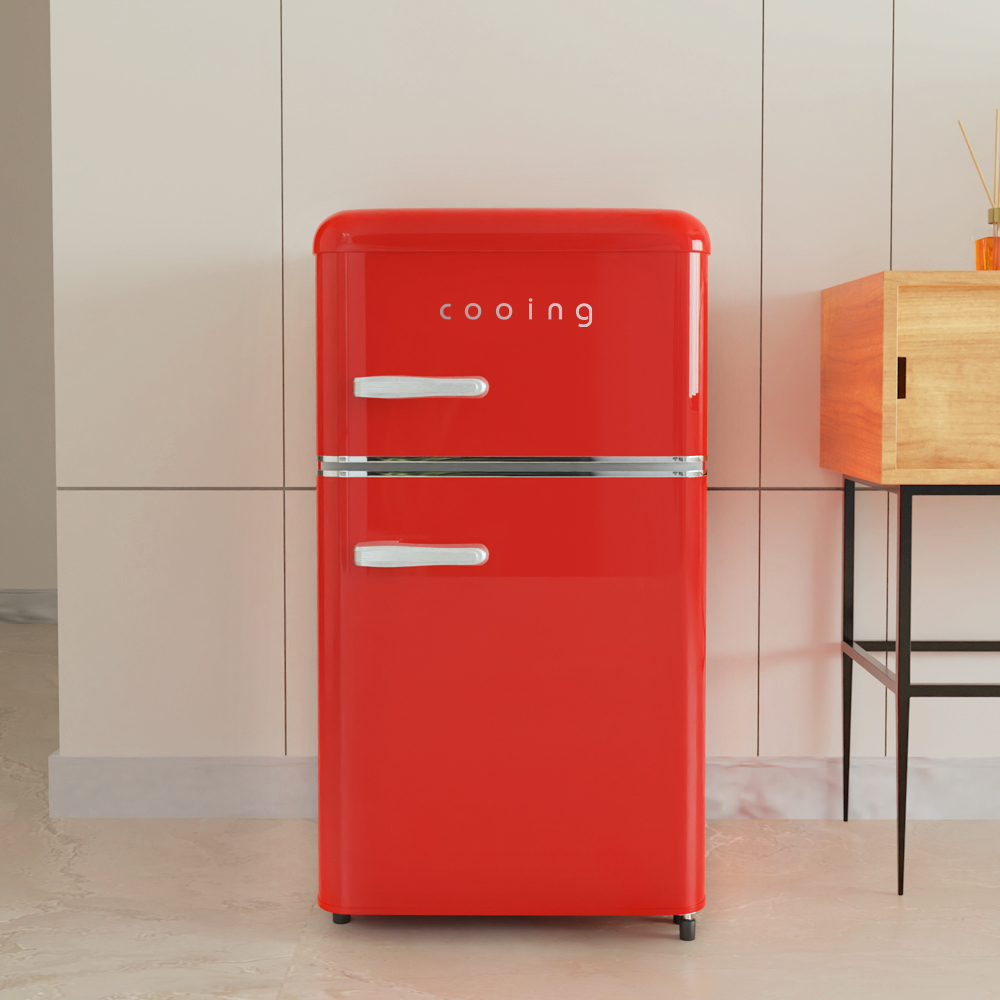 작고 귀여운 레트로 냉장고로 집이나 사무실을 더 아늑하게 만들어보세요!