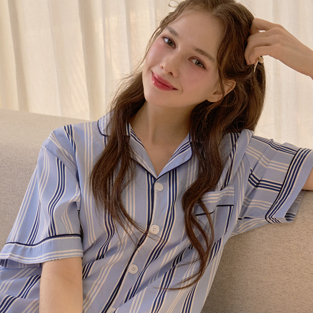 편안한 여름밤을 위한 실크핏 반팔 파자마 세트 추천