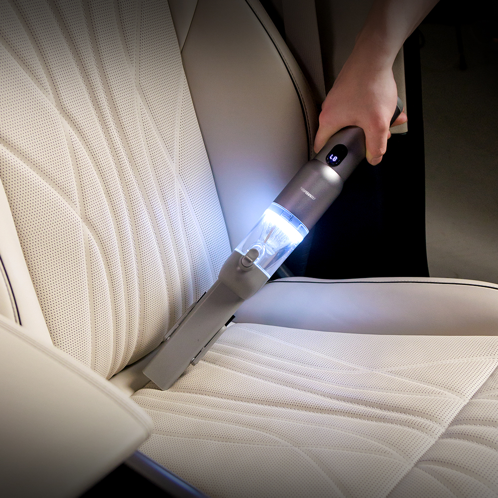 가볍고 강력한 차량용 무선 청소기, 집에서도 간편하게 사용하세요!