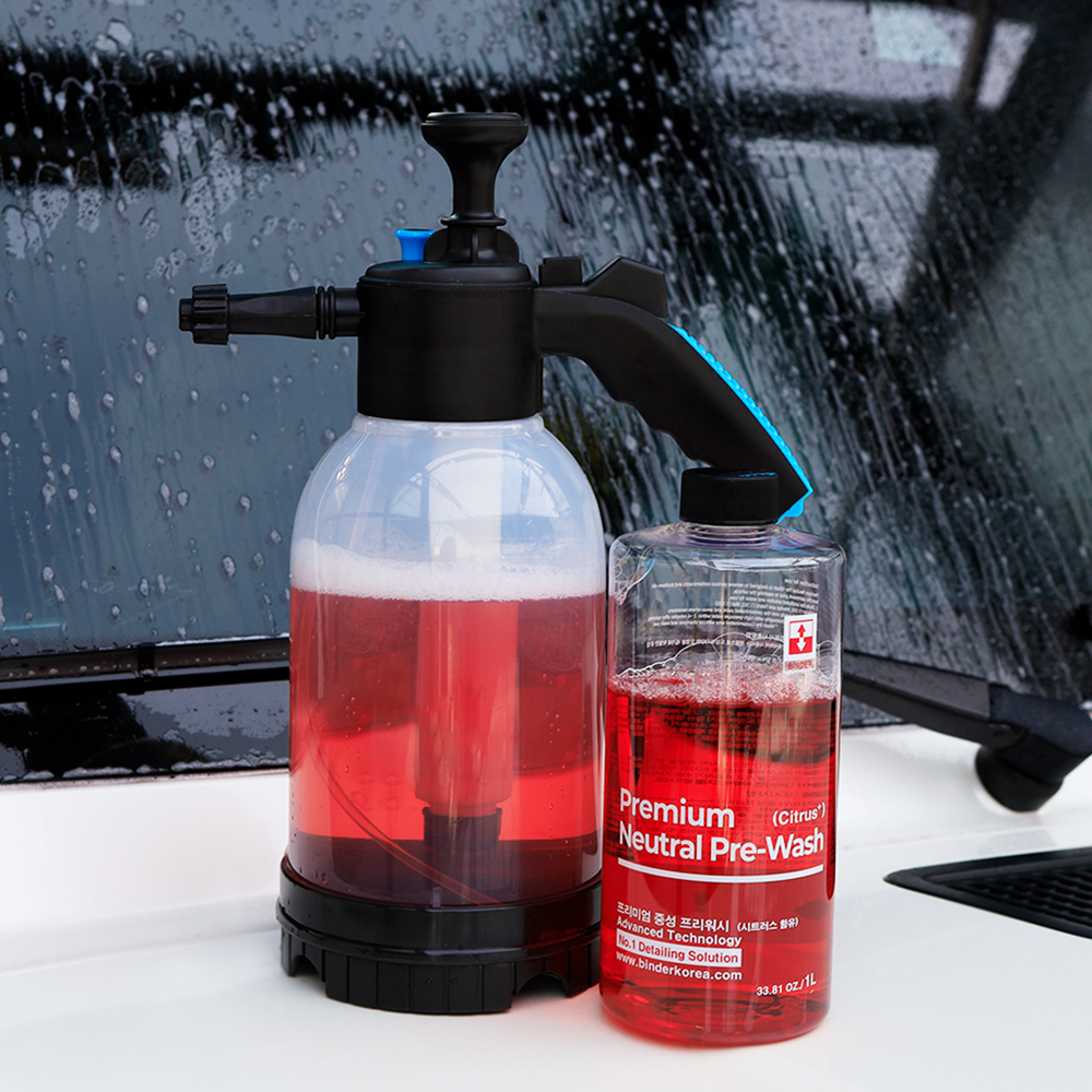 쉽고 빠른 세차를 위한 프리워시와 압축분무기 세트 추천!