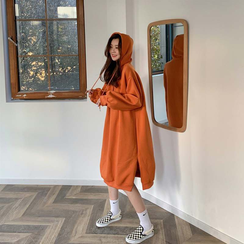 포근하고 따뜻한 겨울과 가을에 딱인 니트 후드 롱 원피스 추천!