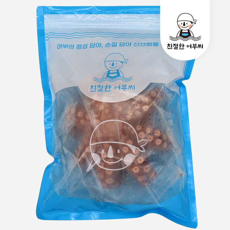 집에서 간편하게 즐기는 국내산 자숙 돌문어 숙회, 손질도 쉽고 맛도 최고!